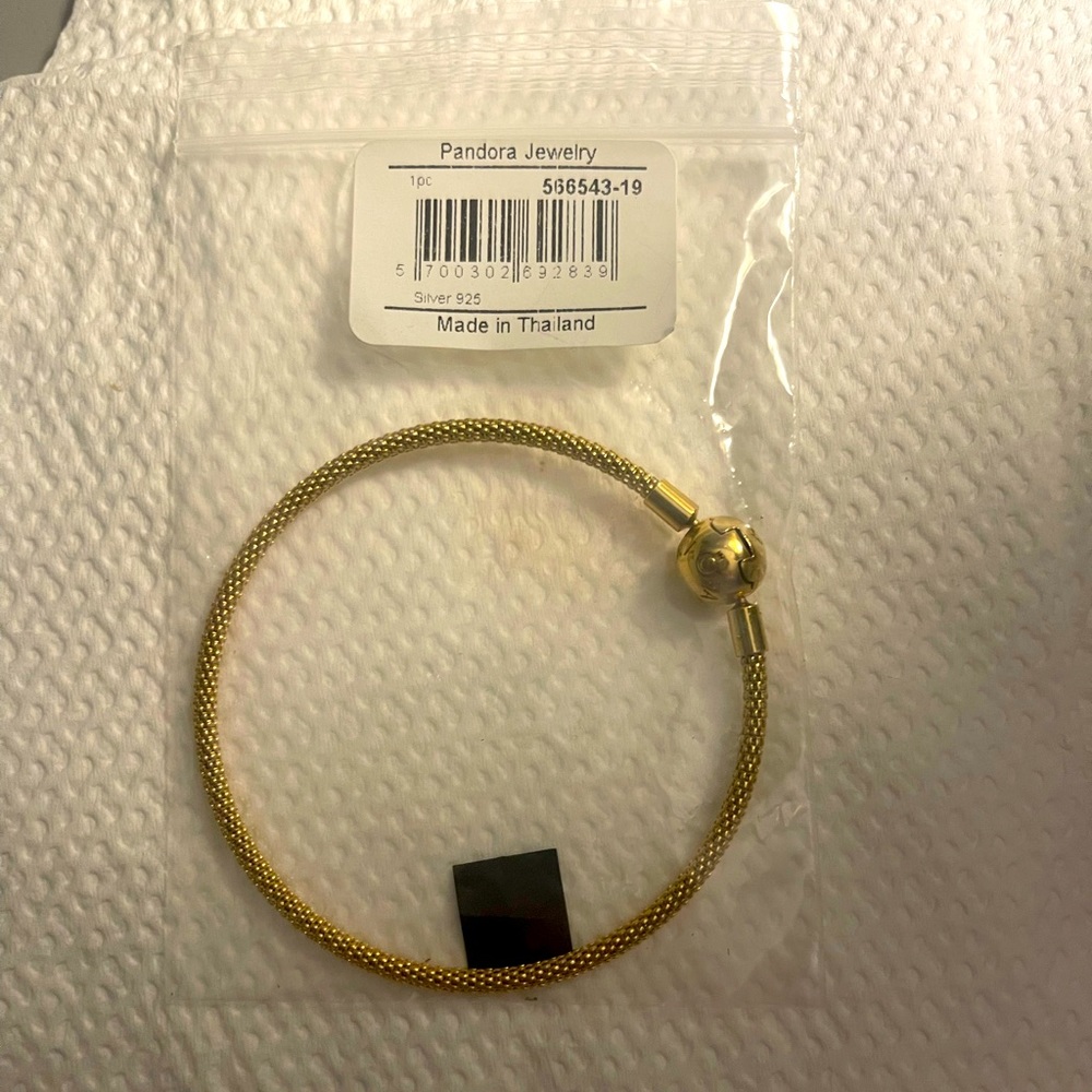 Pandora Gold Mesh Bracelet